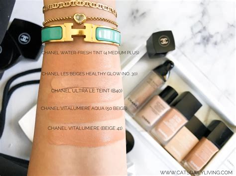 chanel eau de teint swatches shades|Chanel les beiges.